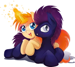 Size: 974x877 | Tagged: safe, artist:rariedash, derpibooru import, oc, oc:cairo, oc:snicker, unofficial characters only, bat pony, pony, unicorn, commission