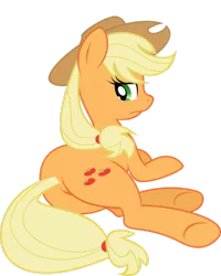 Size: 799x1000 | Tagged: applejack, artist:sunran80, derpibooru import, plot, show accurate, side, simple background, suggestive