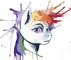 Size: 469x395 | Tagged: abstract, artist:someschmoe, aside glance, derpibooru import, flockmod, looking at you, portrait, rainbow dash, safe