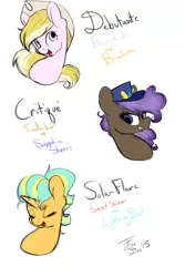 Size: 2000x3000 | Tagged: artist:farewelldecency, crack shipping, derpibooru import, magical lesbian spawn, offspring, parent:braeburn, parent:fleur-de-lis, parent:lightning dust, parent:sapphire shores, parents:fleurburn, parent:sunset shimmer, parent:trenderhoof, safe