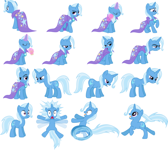 Size: 8965x8000 | Tagged: safe, artist:jeatz-axl, derpibooru import, trixie, pony, unicorn, .svg available, absurd resolution, angry, cape, clothes, magic, milkshake, running, simple background, tongue out, transparent background, vector