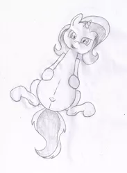 Size: 2192x2988 | Tagged: safe, artist:seenty, derpibooru import, trixie, pony, unicorn, belly, belly button, female, mare, monochrome, pregnant, traditional art
