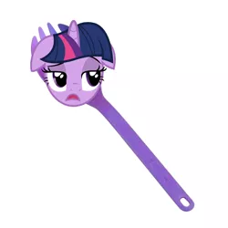 Size: 800x800 | Tagged: derpibooru import, safe, simple background, solo, spork, twilight sparkle, twilight sporkle