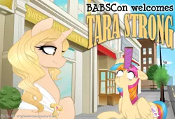 Size: 2496x1698 | Tagged: artist:lolopan, babscon, babscon mascots, derpibooru import, oc, oc:golden gates, oc:taralicious, safe, shopping, tara strong, toilet paper roll, unofficial characters only