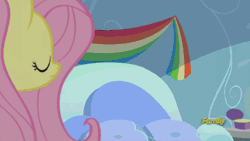 Size: 500x281 | Tagged: safe, derpibooru import, screencap, fluttershy, rainbow dash, tank, pegasus, pony, tanks for the memories, animated, bathrobe, bed, bedroom, blinking, clothes, crying, cute, d:, daaaaaaaaaaaw, dashabetes, dashie slippers, discovery family, discovery family logo, eye shimmer, eyes closed, female, floppy ears, frown, hnnng, hug, lidded eyes, lip bite, mare, nose in the air, open mouth, robe, sad, sadorable, tongue out, uvula, volumetric mouth, wavy mouth, woobie