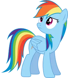 Size: 7289x8266 | Tagged: safe, artist:djdavid98, artist:embersatdawn, derpibooru import, rainbow dash, pegasus, pony, tanks for the memories, .ai available, absurd resolution, female, mare, simple background, solo, transparent background, vector
