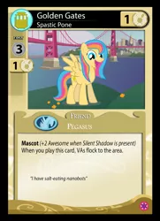 Size: 1079x1488 | Tagged: safe, artist:silent shadow, derpibooru import, oc, oc:golden gates, unofficial characters only, babscon, babscon mascots, ccg, fake