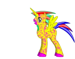 Size: 830x650 | Tagged: safe, artist:diacraft, derpibooru import, oc, unofficial characters only, alicorn, pony, pony creator, alicorn oc, donut steel, joke oc, simple background, solo, transparent background