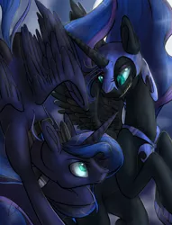 Size: 824x1080 | Tagged: artist:ebonytails, derpibooru import, nightmare moon, princess luna, safe