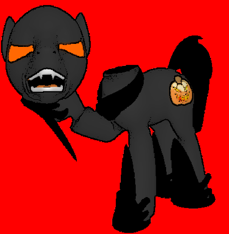 Size: 459x469 | Tagged: safe, artist:darth-silas, derpibooru import, dullahan, earth pony, headless horse, pony, undead, 1000 hours in 3d pony creator, 3d, 3d pony creator, derpy hoots, detachable head, disembodied head, evil grin, evil spirits, fangs, ghostly, halloween, headless, holiday, jack-o-lantern, male, modular, pony creator 3d, ponylumen, pumpkin, simple background, sinister, solo, spooky, stallion