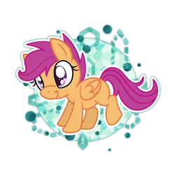 Size: 1024x1024 | Tagged: artist:kazziepones, derpibooru import, safe, scootaloo, simple background, solo, transparent background