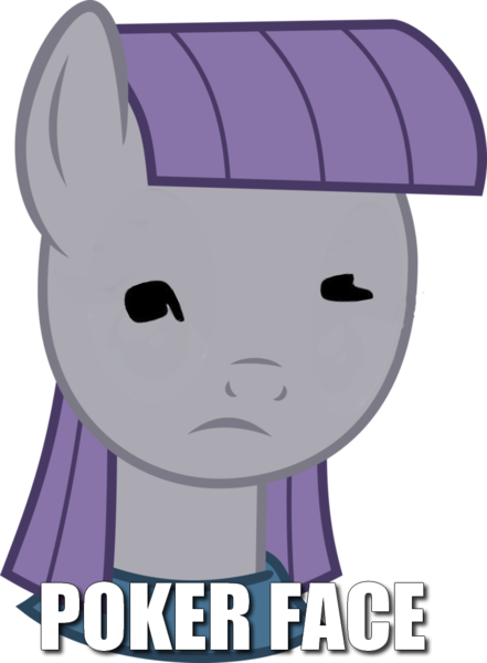 Size: 766x1043 | Tagged: artist:qewerka, derpibooru import, image macro, maud pie, meme, poker face, safe, simple background, transparent background, vector