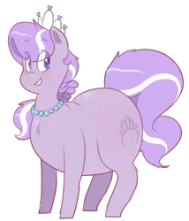 Size: 633x738 | Tagged: artist:secretgoombaman12345, derpibooru import, diamond tiara, fat, female, fusion, fusion is just a cheap tactic to make weak ponies stronger, lesbian, nickel, safe, shipping, silver spoon, silvertiara, solo, stronger than you