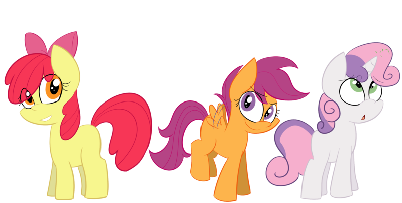 Size: 2460x1241 | Tagged: adorabloom, apple bloom, artist:befishproductions, cute, cutealoo, cutie mark crusaders, derpibooru import, diasweetes, safe, scootaloo, simple background, sweetie belle, transparent background