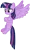 Size: 1673x2816 | Tagged: source needed, safe, artist:a4r91n, derpibooru import, twilight sparkle, twilight sparkle (alicorn), alicorn, pony, crossed hooves, female, flying, image, mare, png, really?, simple background, transparent background, twilight is not amused, vector