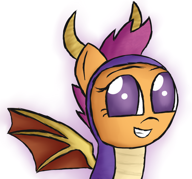 Size: 1500x1400 | Tagged: artist:php26, crossover, derpibooru import, safe, scootaloo, spyro the dragon