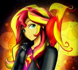 Size: 4508x4072 | Tagged: safe, artist:artartzy, derpibooru import, philomena, sunset shimmer, phoenix, equestria girls, absurd resolution, clothes