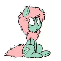 Size: 600x600 | Tagged: artist:whydomenhavenipples, ask, derpibooru import, object pony, oc, oc:sopelle, original species, ponified, safe, sitting, soap, soap pony, solo, tumblr, unofficial characters only
