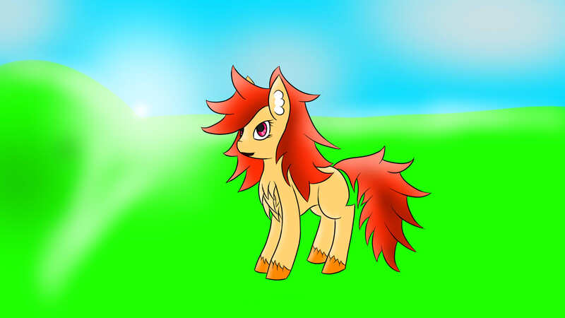 Size: 1920x1080 | Tagged: safe, derpibooru import, oc, unofficial characters only, pony, female, orange skin, red hair