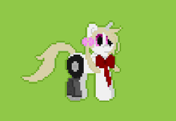 Size: 824x568 | Tagged: safe, artist:blunttongs, derpibooru import, oc, oc:cherry blossom, unofficial characters only, pony, unicorn, allergies, animated, congenital amputee, female, pixel art, sneezing, solo