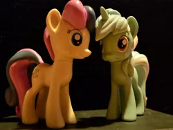 Size: 3889x2905 | Tagged: safe, derpibooru import, bon bon, lyra heartstrings, sweetie drops, adorabon, cute, female, funko, irl, lesbian, lyrabetes, lyrabon, photo, rubronycon, russian, shipping, toy