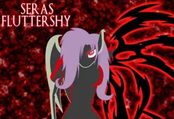 Size: 3510x2415 | Tagged: arbmos, artist:lightdegel, derpibooru import, flutterbat, fluttershy, hellsing, hellsing ultimate, safe, seras victoria, vampire