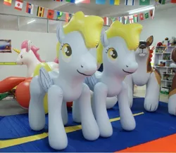 Size: 627x546 | Tagged: safe, derpibooru import, derpy hooves, pegasus, pony, bootleg, female, hongyi, inflatable, inflatable toy, irl, mare, photo, pool toy, toy