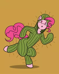 Size: 1024x1280 | Tagged: artist:bastianmage, cactuar, cactus, clothes, derpibooru import, final fantasy, kigurumi, pajamas, pinkie pie, safe