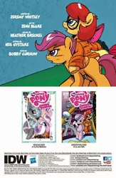 Size: 468x720 | Tagged: safe, artist:ponygoddess, derpibooru import, idw, prancy drew, scootaloo, ponified, pony, friends forever, spoiler:comic, spoiler:comicff16, cameo, scooby doo, velma dinkley