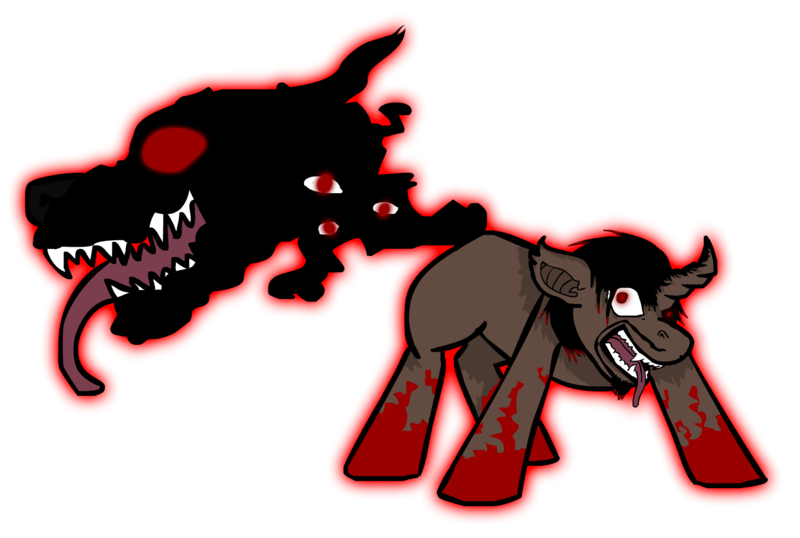 Size: 1752x1178 | Tagged: grimdark, artist:ravenquill, derpibooru import, oc, oc:lore venture, unofficial characters only, pony, unicorn, vampire, alucard, augmented tail, blank flank, edgy, hellsing, solo