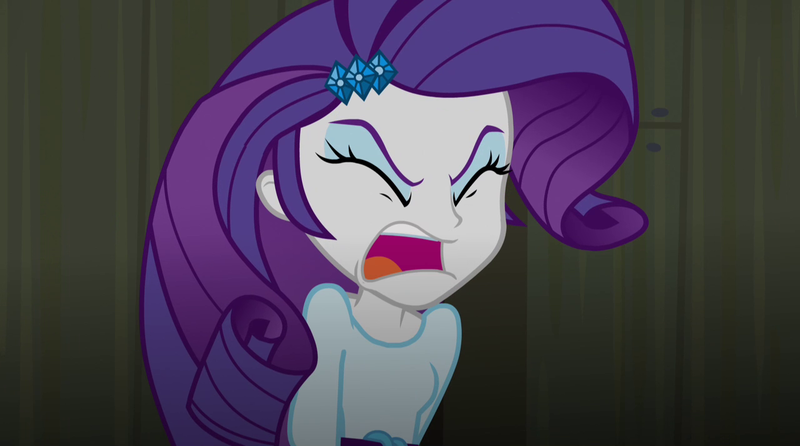 Size: 1280x714 | Tagged: safe, derpibooru import, screencap, rarity, equestria girls, rainbow rocks, angry, faic, solo, yelling