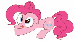 Size: 1024x577 | Tagged: safe, artist:lemonspark, derpibooru import, pinkie pie, simple background, solo, white background