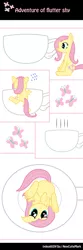 Size: 3000x9000 | Tagged: safe, artist:newcutiemark, derpibooru import, fluttershy, pegasus, pony, climbing, comic, cup, cup of pony, cute, falling, female, frown, legs in air, looking at you, mare, micro, on back, pouting, sad, shyabetes, sitting, solo, teacup, tiny ponies, underhoof, weapons-grade cute