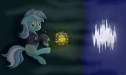 Size: 5000x3000 | Tagged: safe, artist:denial-is-tragic, derpibooru import, lyra heartstrings, pony, unicorn, fanfic:background pony, absurd resolution, campfire, clothes, emo lyra, hoodie, ponies wearing black, sad, side, solo, stone, water