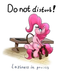 Size: 2300x2800 | Tagged: artist:madacon, chair, derpibooru import, desk, i have done nothing productive all day, lazy, pinkie pie, safe, solo, stylus, tablet, tablet pen