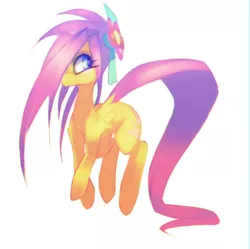 Size: 1019x1016 | Tagged: alternate hairstyle, artist:skygracer, color porn, derpibooru import, fluttershy, safe, solo