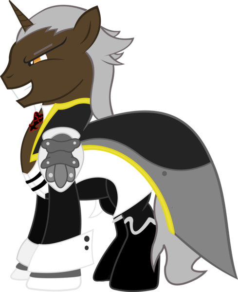 Size: 7341x9015 | Tagged: absurd resolution, ansem seeker of darkness, artist:agryx, derpibooru import, heartless, kingdom hearts, ponified, safe, xehanort