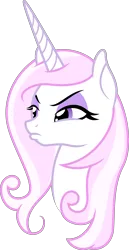 Size: 3000x5800 | Tagged: safe, artist:ambassad0r, artist:kp-shadowsquirrel, derpibooru import, fleur-de-lis, absurd resolution, grumpy, portrait, pouting, simple background, solo, transparent background, vector