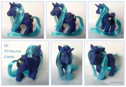 Size: 1053x734 | Tagged: safe, derpibooru import, princess luna, custom, g1, g4 to g1, generation leap, irl, photo, solo, toy