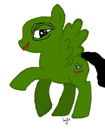 Size: 351x441 | Tagged: derpibooru import, meme, pepe the frog, ponified, safe