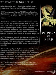 Size: 1024x1372 | Tagged: safe, artist:dangercloseart, derpibooru import, spitfire, comic:wings of fire, foreword, minigun, solo, text