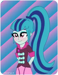 Size: 600x775 | Tagged: safe, artist:cbear624, derpibooru import, sonata dusk, equestria girls, cute