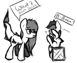 Size: 1547x1263 | Tagged: artist:woona, baka, derpibooru import, /mlp/, monochrome, oc, original species, safe, shark, shark pony, strange waifus, unofficial characters only, whalepony