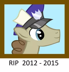 Size: 600x630 | Tagged: death, derpibooru import, good night sweet prince, make new friends but keep discord, meta, post haste, rest in peace, sad, safe