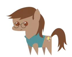 Size: 1006x795 | Tagged: artist:liracrown, clothes, derpibooru import, female, glasses, oc, oc:jackie trade, pointy ponies, safe, simple background, transparent background, unofficial characters only, vest