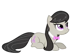 Size: 3000x2160 | Tagged: artist:alexiy777, derpibooru import, high res, octavia melody, prone, safe, simple background, solo, transparent background, vector