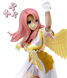 Size: 600x700 | Tagged: anime style, artist:sazuko, derpibooru import, doll, fluttershy, human, humanized, safe, solo