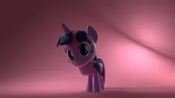 Size: 1920x1080 | Tagged: safe, artist:3d thread, artist:creatorofpony, derpibooru import, twilight sparkle, twilight sparkle (alicorn), alicorn, pony, /mlp/, 3d, 3d model, blender, deformed, female, grin, looking at you, mare, modified, smiling, solo, wat