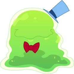 Size: 4804x4829 | Tagged: absurd resolution, .ai available, artist:masem, bowtie, derpibooru import, hat, make new friends but keep discord, safe, simple background, smiling, smooze, solo, top hat, transparent background, vector, wavy mouth