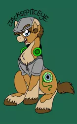 Size: 800x1280 | Tagged: safe, artist:emz2015, derpibooru import, ponified, earth pony, pony, fanart, gamer, jacksepticeye, my little pony, solo, youtuber